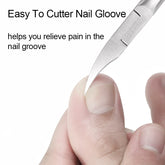 Ingrown Nail Clippers Toenail Cutter 3CR13 Stainless Steel Pedicure Tools Thick Toe Nail Correction Deep Into Nail Grooves